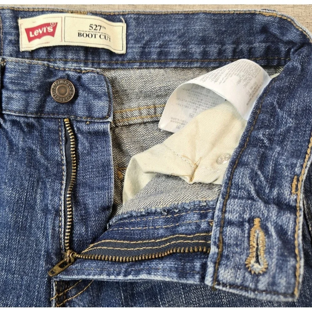 LEVI'S 527 Girl's Bootcut Denim Jeans 100% Cotton 24